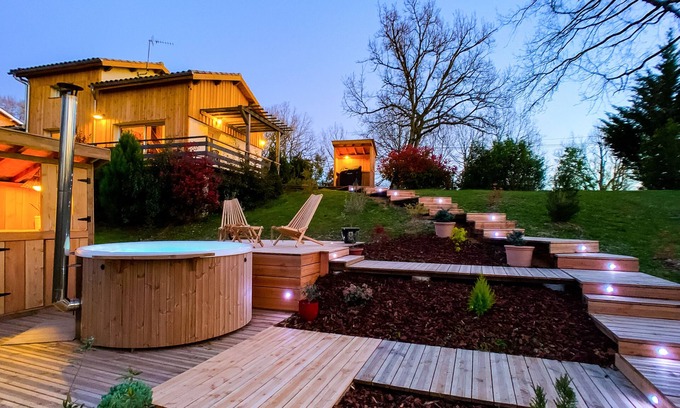 Montdurausse Cottage | Gîte dans les bois - Nordic SPA & Nature