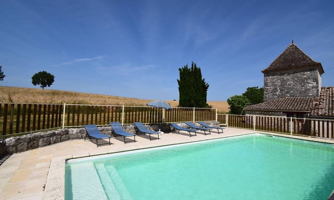 Dondas House | Gîte Le Pigeonnier avec piscine - Dondas, Lot-et-Garonne