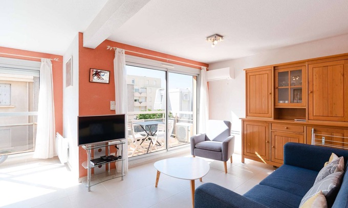 Narbonne-Plage Apartment | G11 : NARBONNE-PLAGE Nice 2-rooms flat
