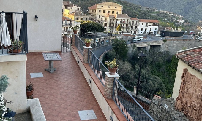 Savoca Apartment | Gambino HouseStructure 30 Mt from the Bar featured in the famous movie The Godfather