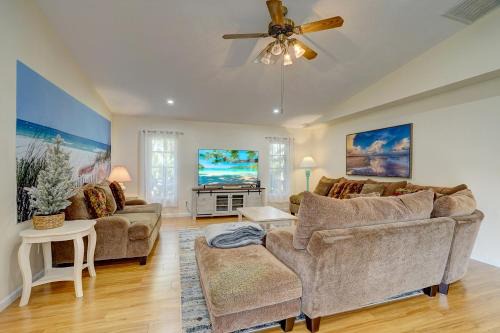 Saint James City House | Game Room and Deck Spacious Home in St James City