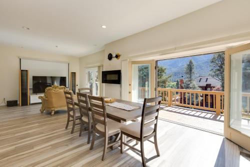 Pine Mountain Club House | Game Room and Deck Modern Frazier Park Home!