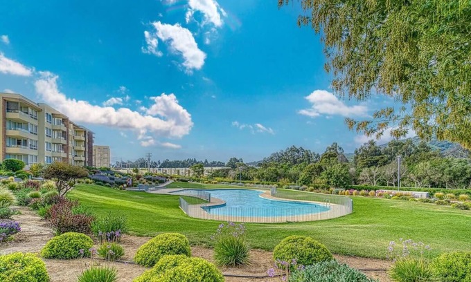 Papudo Apartment | Garden Nest 3D w/Pool, Wifi, Parking