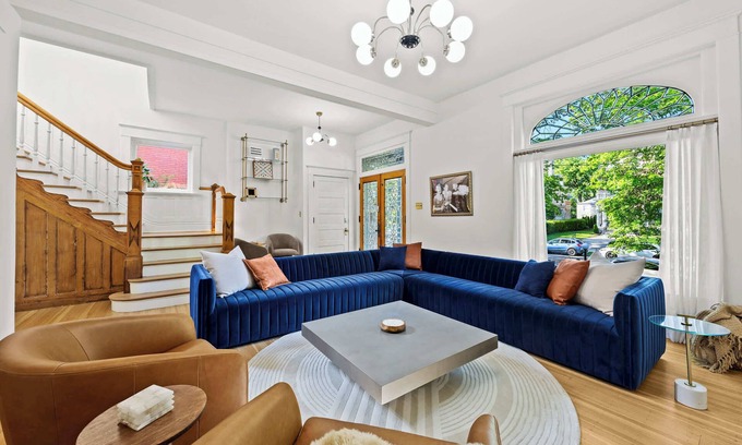 Cherokee Triangle House | Gatsby Estate | Luxe 7BR Retreat with Game Room