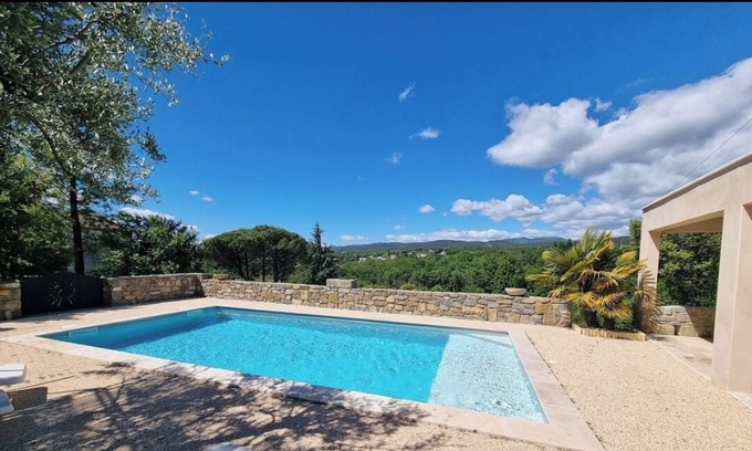Saint-Etienne-de-Fontbellon House | Gîte de Giulia with swimming pool In the heart of Ardèche