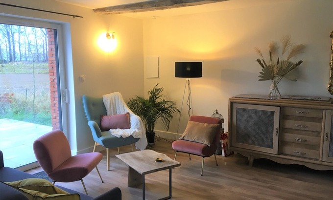 Sainte-Marie-des-Champs House | Gite du ClosSaintJoseph - Heated outdoor pool from April to September