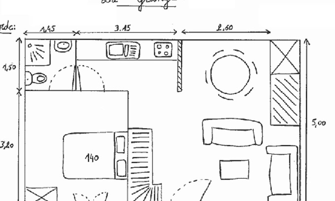 Ploerdut Cottage | Gite Poulmarvezen 6 people - the barn