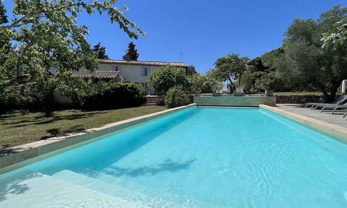 Labastide-d'Anjou House | Gites La Chouette Bleue, 25 people, private heated pool, 9 bedrooms, bowling green, spa