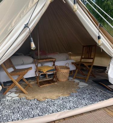 Vestre Slidre Other | Glampingtelt i fjordkanten, Rønlund Hyttepark