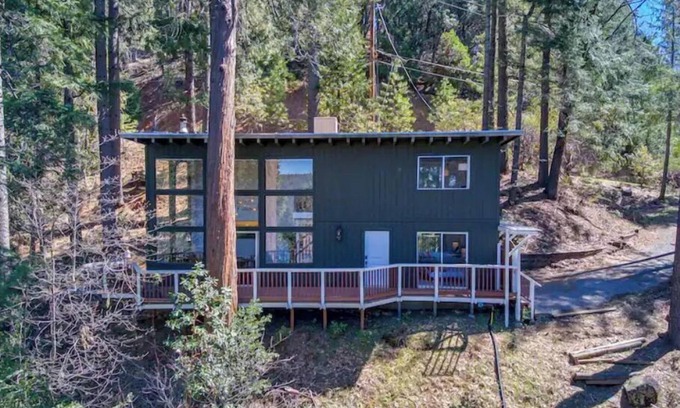 Nevada City Cabin | Glass Cabin Under the Pines Hot Tub Seclusion