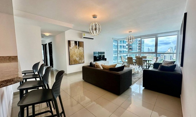 Costa del Este Apartment | Gold Tower - Bright 3 BDR Apt in Costa del Este
