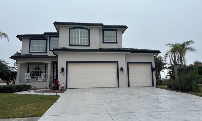 Punta Gorda House | Golf home with waterfront view, beautiful pool, near country club and beaches
