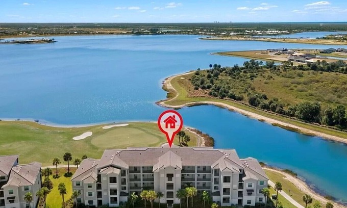 Biggar Condo | Golf included! Fabulous golf, lake, & sunset views. Walk to the resort pools.