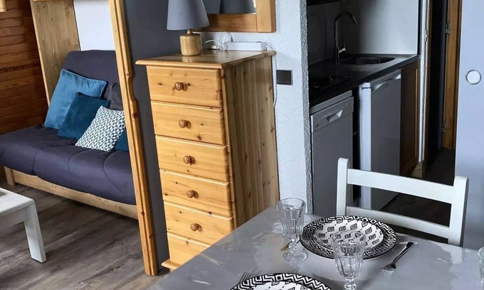 Les Avanchers-Valmorel Apartment | Gollet Residence - Le Gollet 47 - Couplet studio divisible, classified 2 stars