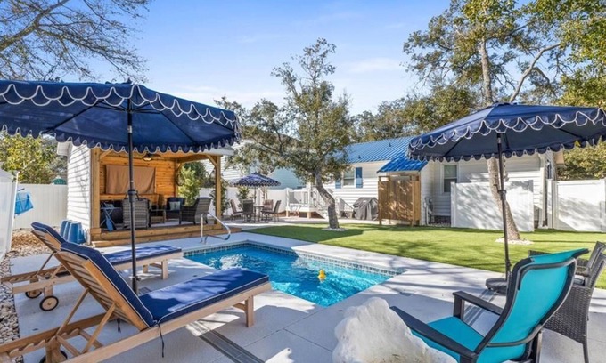 Tranquil Harbour House | Gorgeous 3BR 2BA House-Fenced Yard,Pool,Gazebo,Event Home, Sleeps 6