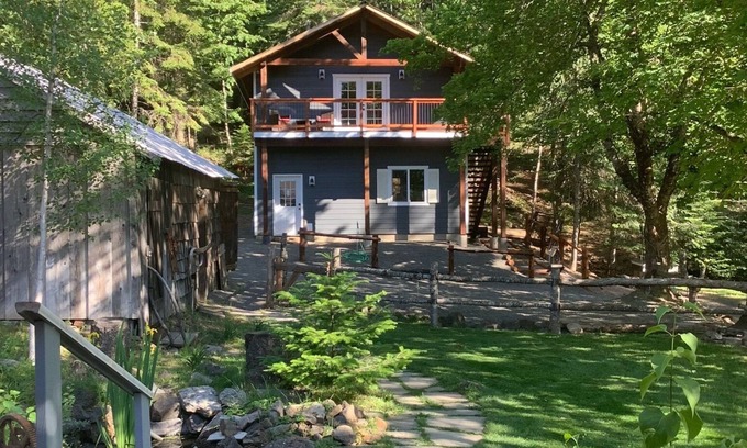 Harrison House | Gorgeous guest house, mature setting, 1 minute to the lake.