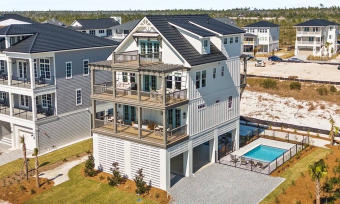 Bay County House | Gorgeous Sugar Sands Home, Private Pool, Amazing Views, Mexico Beach