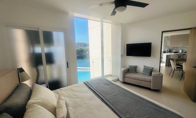 Campeche Apartment | Grand Suite Style Vacation Apartment With Pool and Lake View