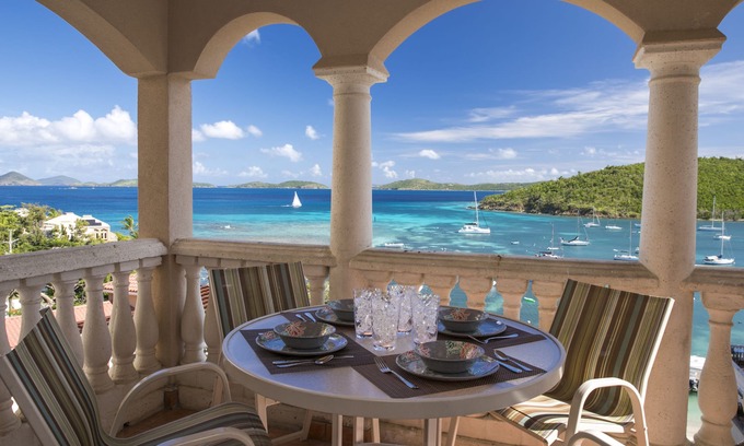 Estate Enighed Condo | Grande Bay Condo Beautiful Morning- 3 Bedroom - Wraparound Balcony- Views!