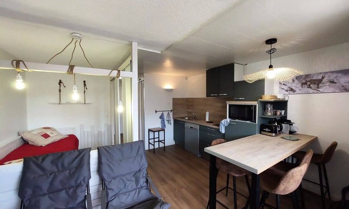 Vallandry Apartment | Grande Ourse Residence - In the hyper centre of Vallandry, 50m from the lifts