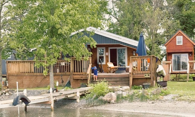 South Glengarry Cottage | Grandfather's Landing, a riverside cottage nestled along the St. Lawrence Seaway