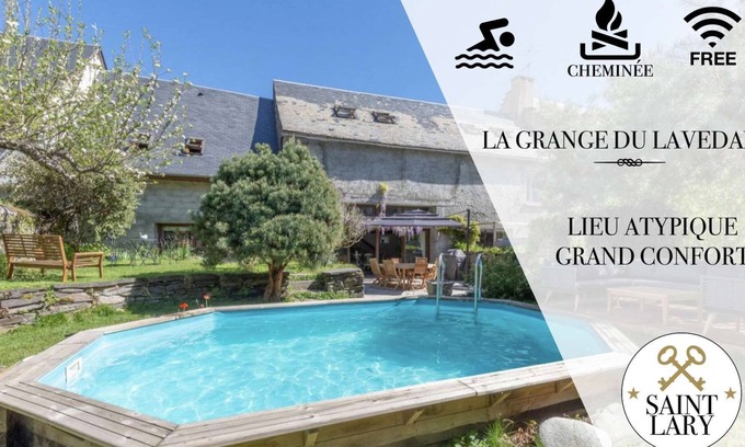 Guchen House | ★ GRANGE DU LAVEDAN ★ PISCINE ★ CHEMINÉE ★ VUE IMPRENABLE ★