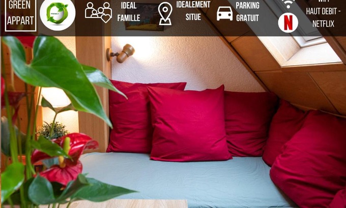 Daubensand Apartment | Green Appart Europa Lodge standing et familial près Europa-Park