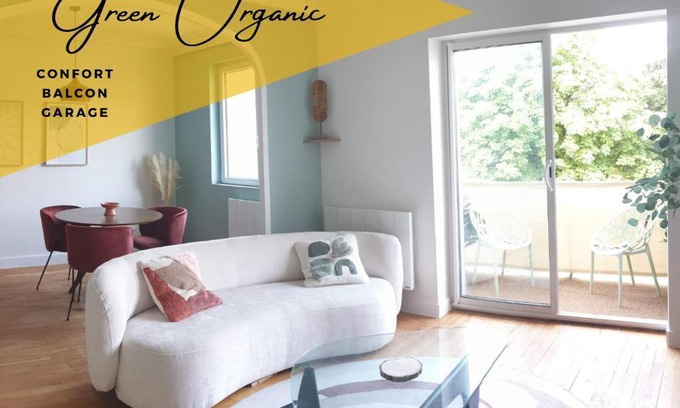 La Gare Apartment | *Green Organic* Balcon & Garage