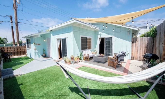Crown Point House | Groovy Beach Bungalow w/Yard, FirePit & Parking