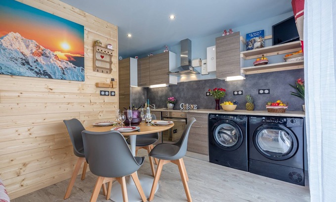 La Toussuire Apartment | Ground floor studio 24m² - Chalet - Up to 4 people - Very close to the slopes