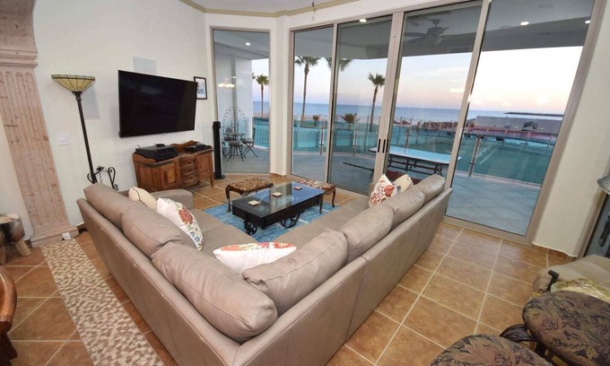Sandy Beach Condo | Ground Floor 3 bed 3 bath Steps to Pool and Beach