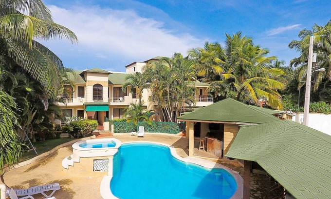 Villas Ana Maria Apartment | Guest-friendly apartment in central Sosua, pool/internet/cable TV/free breakfast
