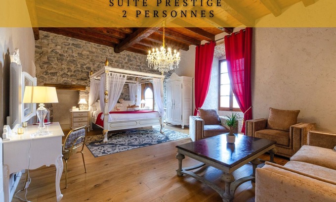 Cruet Bed & Breakfast | Guest Room - Château de la Rive - 2 Persons