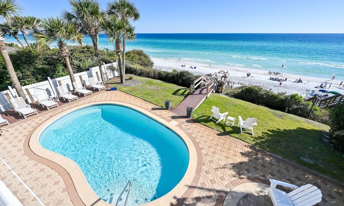 Seagrove Beach House | Gulf Front + Private Pool And Beach Access- Sunsational by Royal Destinations