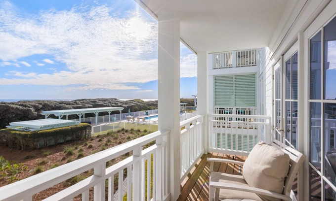 Gulf District House | Gulf Front - WaterColor - Pool - Steps to Beach Club!