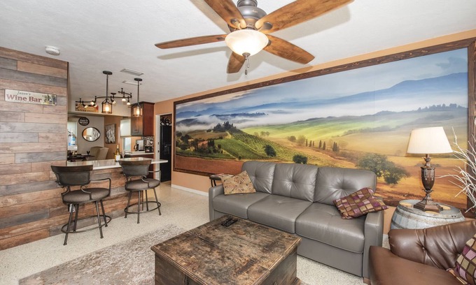 Gulfport House | Gulfport Beach Vacation Rental, 2 Bedroom WINE CELLAR THEMED, 5 Star Beach House