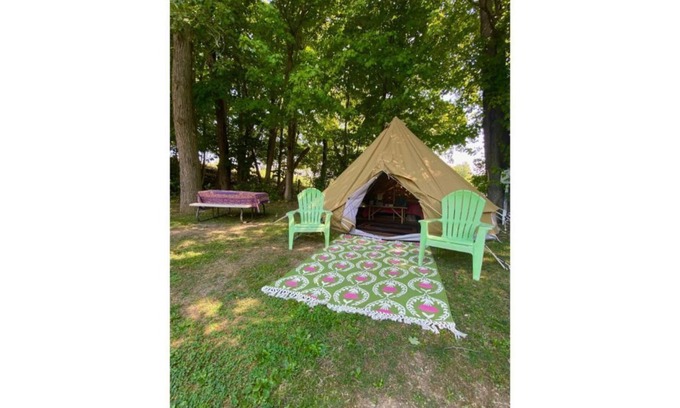 Rushville RV Rental | Gypsy Belle Glamping Tent & Breakfast for 2 in Finger Lakes Wine Country!