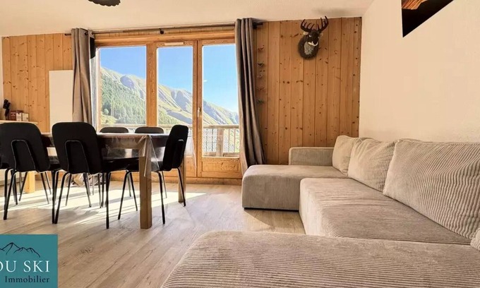 Saint-Sorlin-d'Arves Apartment | Hameau De L'alpage Residence - PDS 41 - Duplex 7 people with balcony
