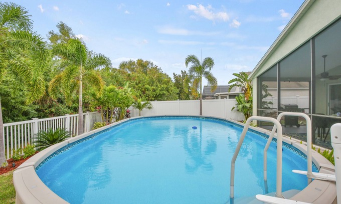 Sabal Harbour House | Happy Ours! Newly Renovated - Private Heated Pool, Screened in Lanai