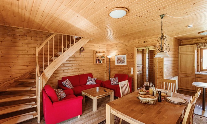 Rotacker Apartment | HAS-27 Log cabin, 4-5 pers., 65sqm - Naturerlebnisdorf Blauvogel (2)