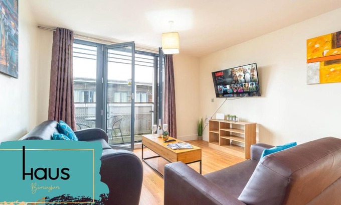 Theatreland Birmingham Apartment | Haus - City Centre 2 Bedroom Apartment - Balcony - Secure Parking - Arcadian - China Town