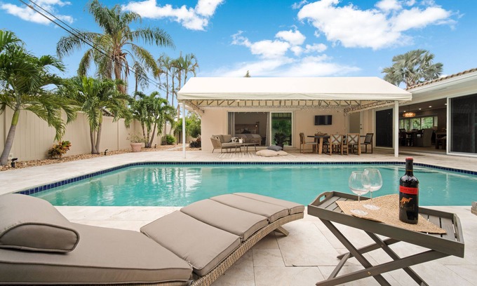 Imperial Point House | Heated Pool + King Beds, 2 Miles from the Beach