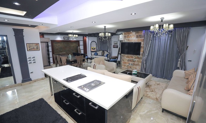 Heliopolis Apartment | Heliopolis Heights, 3-Bedroom Grandeur, Jacuzzi, 5 AC & 4K TVs