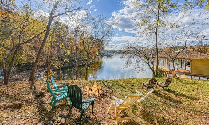 Moneta House | Herons Rest - Lakefront home with dock, pool table, & hot tub - dogs OK