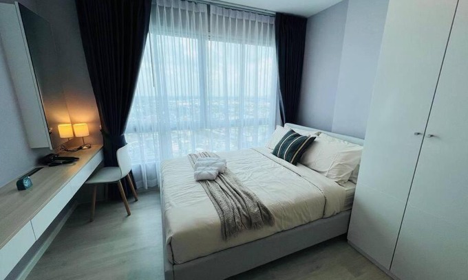 Bang Wa Apartment | Hi-Floor MRT Bangkhae city canal view fast Wi-Fi