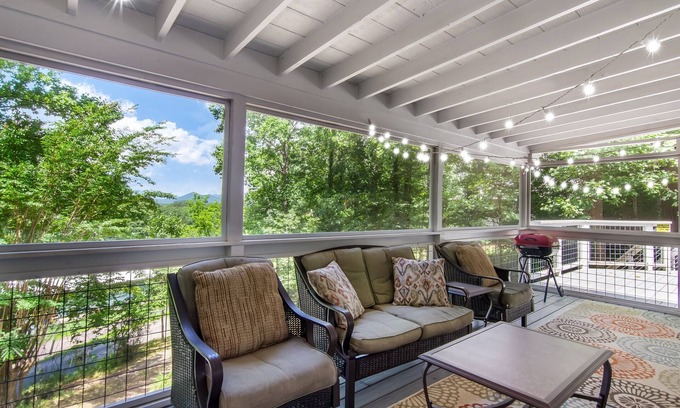 Hiawassee Ski Chalet | Hiawassee Chalet | Pet Friendly I Enclosed Patio/1m to Marina