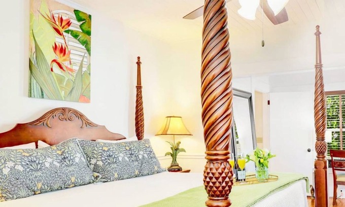 Fort Myers River District House | Hibiscus House Bed & Breakfast Inn Parrot Room
