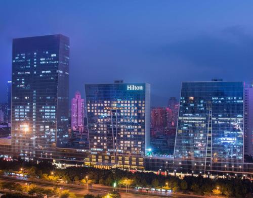 Central Business District Hotel | Hilton Shenzhen Futian, Metro Station at Hotel Front Door, Close to Futian Convention & Exhibition Center