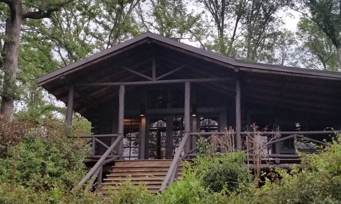 Jones Mills Cabin | Historic log cabin on beautiful Lake Catherine.