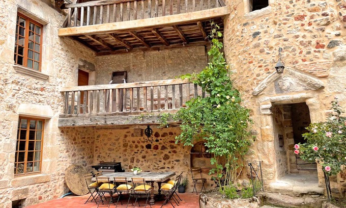 Herisson Cottage | Historic 16th-Century Cottage with Pool, Courtyard & Modern Amenities in Charming Village
